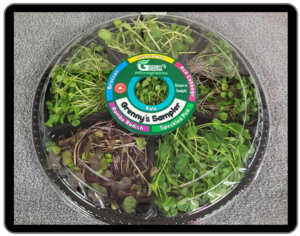 Grenny's Sampler Microgreens- 130g (total)