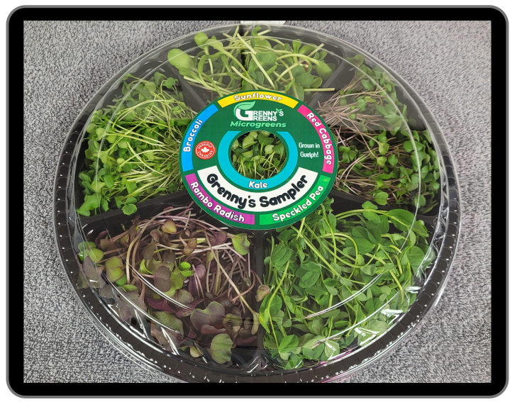 Grenny's Sampler Microgreens- 130g (total)