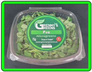 Pea Microgreens - 75g Clamshell