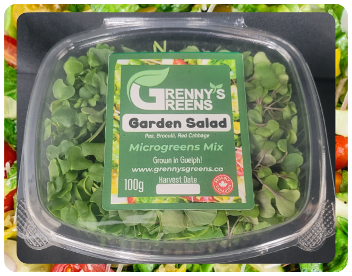 Garden Salad Microgreens - 100g Clamshell