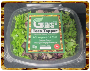 Taco Topper Microgreens - 100g Clamshell